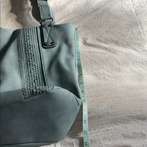 Leather Green Tote - Picture 7 of 8